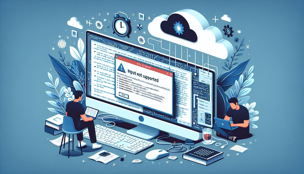 Comprendre et résoudre le problème 'Input Not Supported'